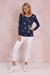 Madison Square Spotlight top in Navy