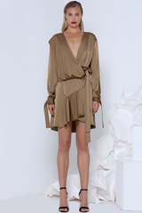 Premonition Designs Roamer Mini Dress Military