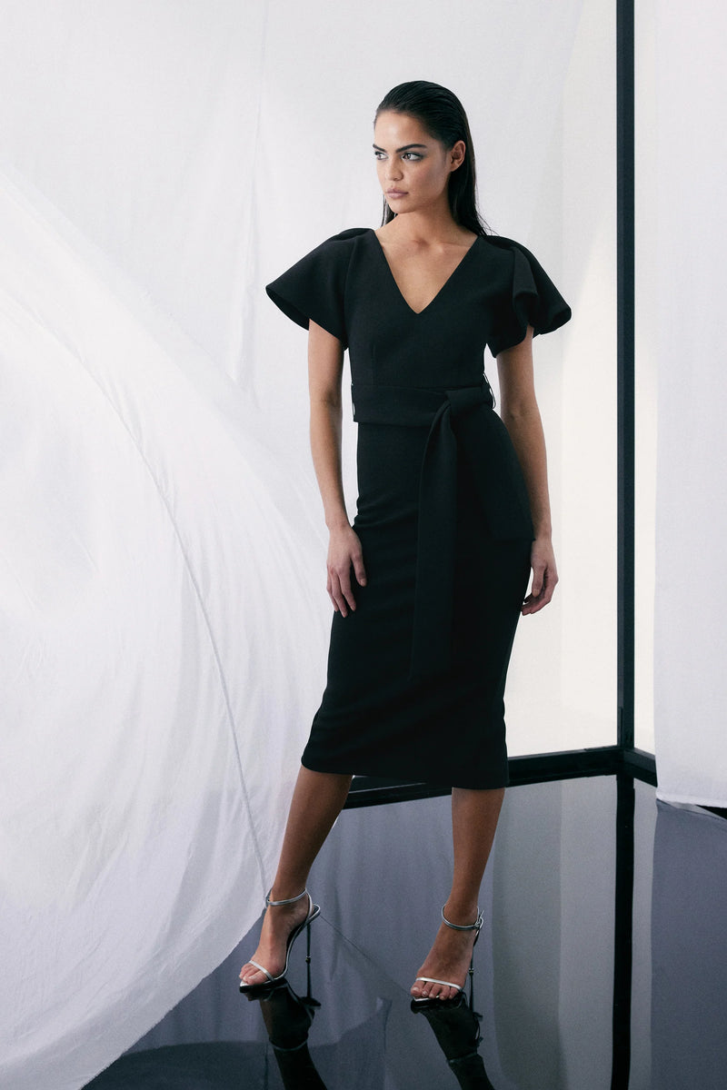 mossman one shoulder dress MOSSMAN