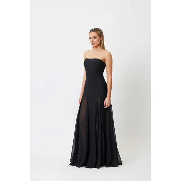 Bianca and Bridgett mae maxi dress black