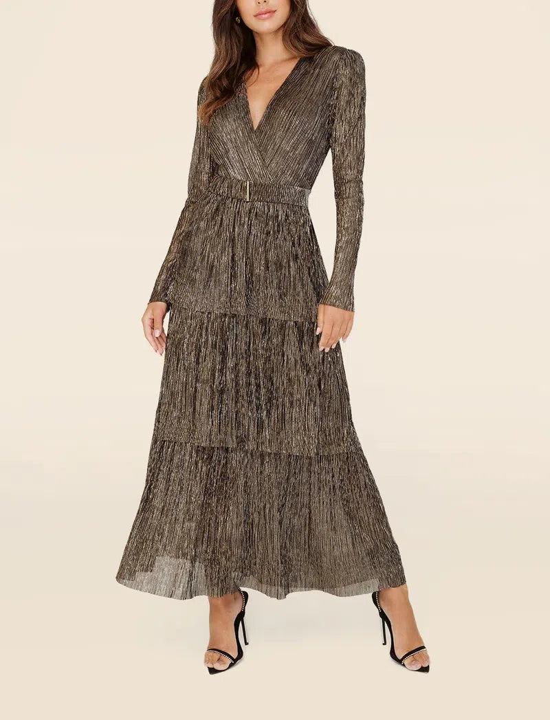Sheike All That Sparkles Dress | Bronze