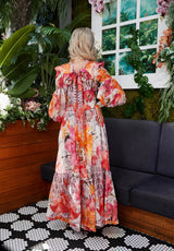 Mackenzie Mode Botanical Garden Maxi Dress