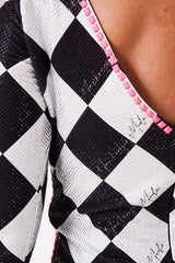 Mackenzie Mode Diamonds Are Mine Mini Dress