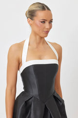 Bianca & Bridgett Victoria Midi Dress | Black & White