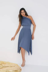 Mossman Lady Like midi dress | Blue