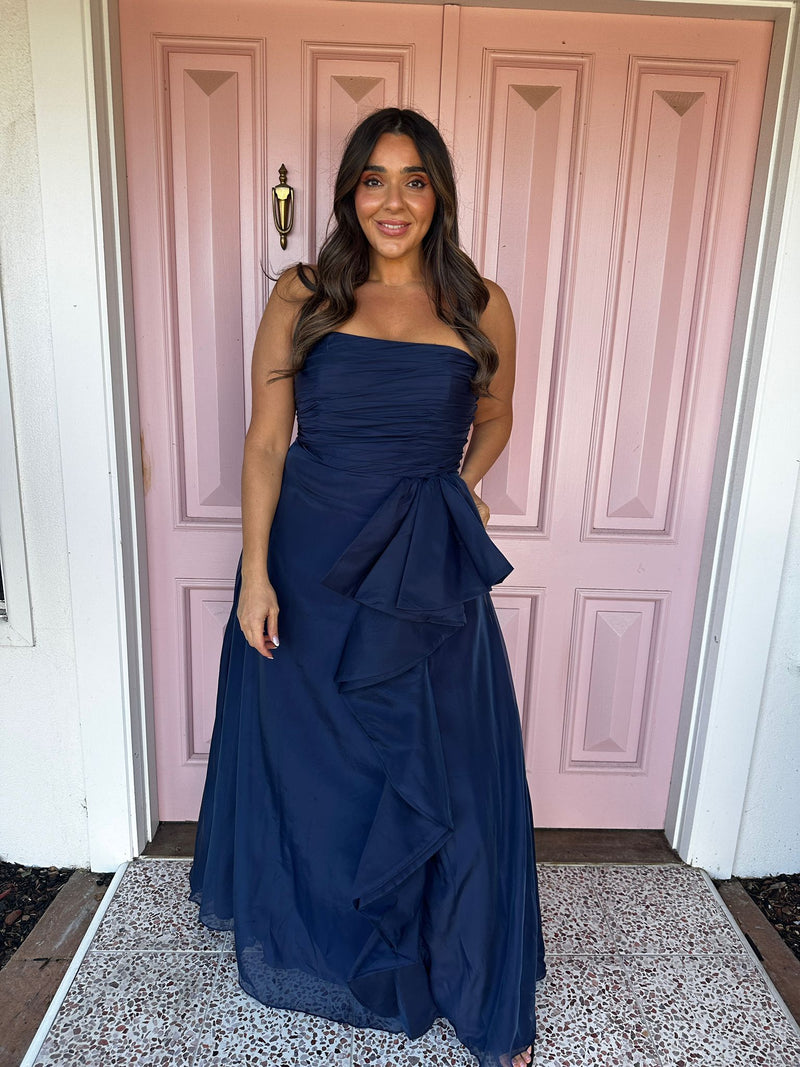bariano blue dress Bariano Dress - Royal Blue Dress - Maxi Dress - $227.00