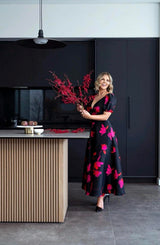 Sheike Midnight Floral Dress
