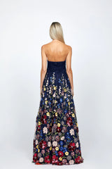 Bariano Vera Strapless Ballgown