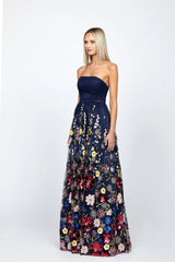 Bariano Vera Strapless Ballgown