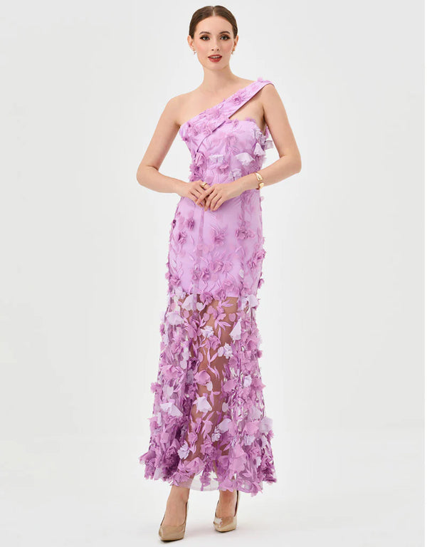 Bariano Shayan One Shoulder Midaxi