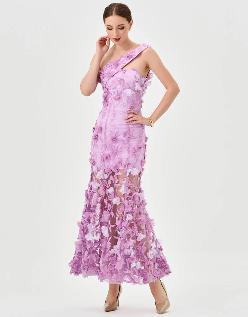 Bariano Shayan One Shoulder Midaxi