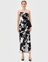 Bariano Ada Strapless Midi