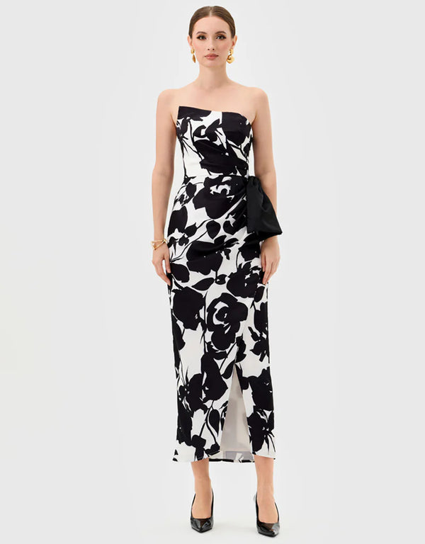 Bariano Ada Strapless Midi