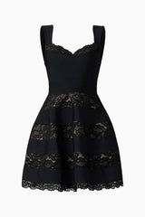 Elliatt Emberly Lace Mini Dress | Black