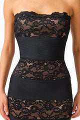Elliatt Emberly Lace Gown Dress | Black