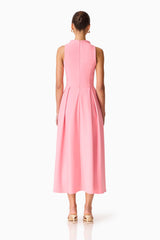 Risa Cowl Neck Gown | Bubblegum