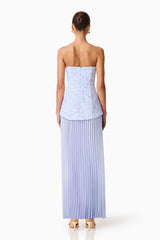 Elliatt Lacy Strapless Gown | Powder Blue