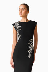Elliatt Veda Embellished Gown | Black