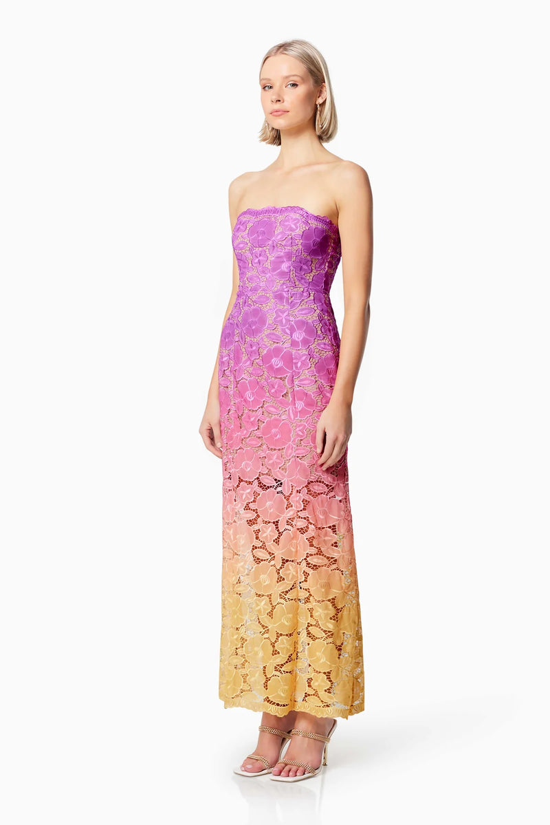 Elliatt Mesmerizing Ombre Lace Maxi Dress In Multi the style squad Elliatt Mesmerizing Ombre Lace Maxi Dress In Multi the style squad