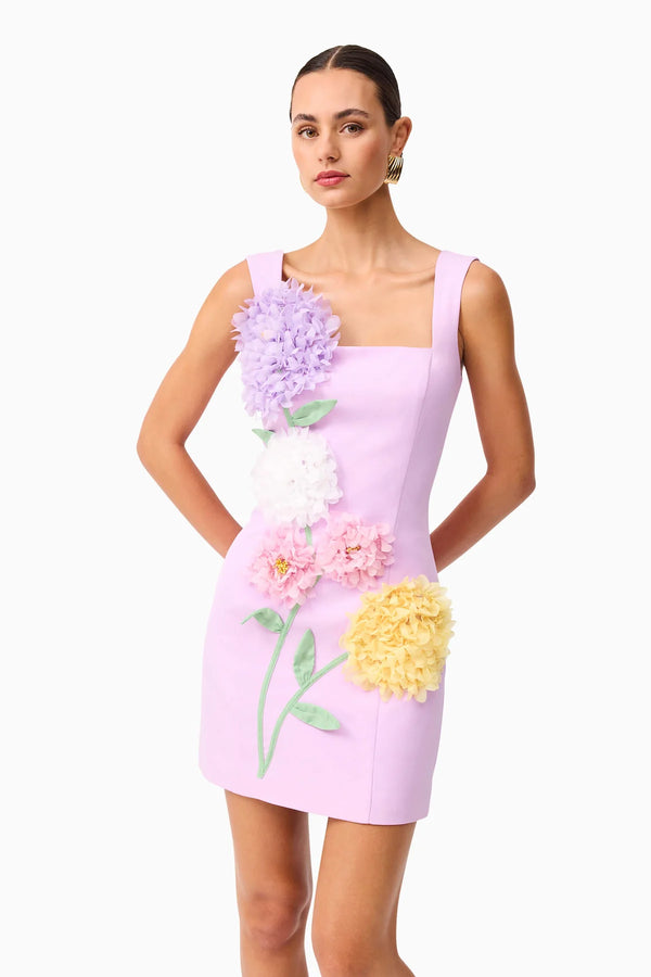 Elliatt Buttercup Embroidered Party Mini Dress