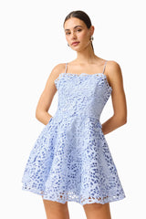Elliatt Magnella Fit & Flare Mini Dress | Ice Blue