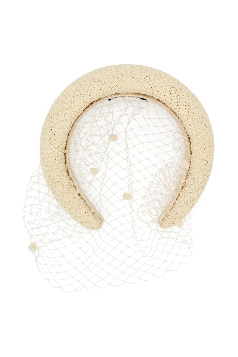 Morgan & Taylor Hedleigh Headpiece | Natural