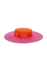 Morgan & Taylor Domino Boater | Pink/Orange