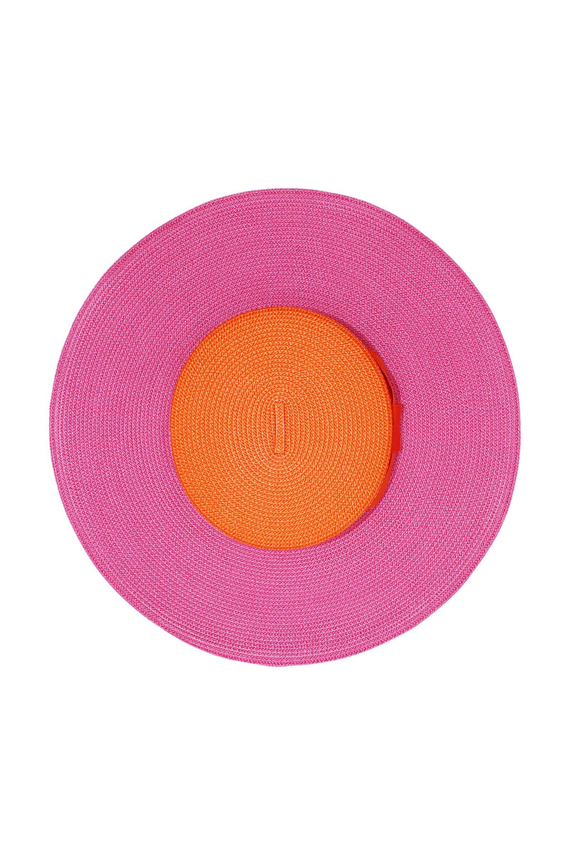 Morgan & Taylor Domino Boater | Pink/Orange