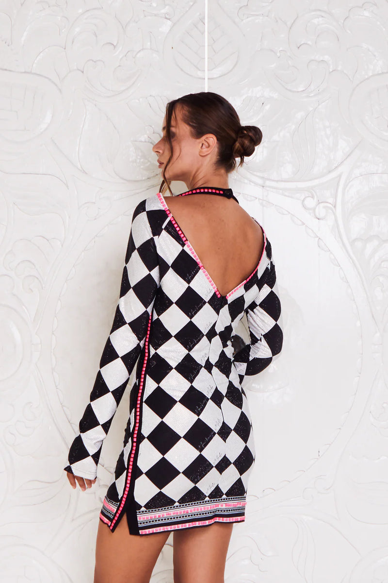 Mackenzie Mode Diamonds Are Mine Mini Dress