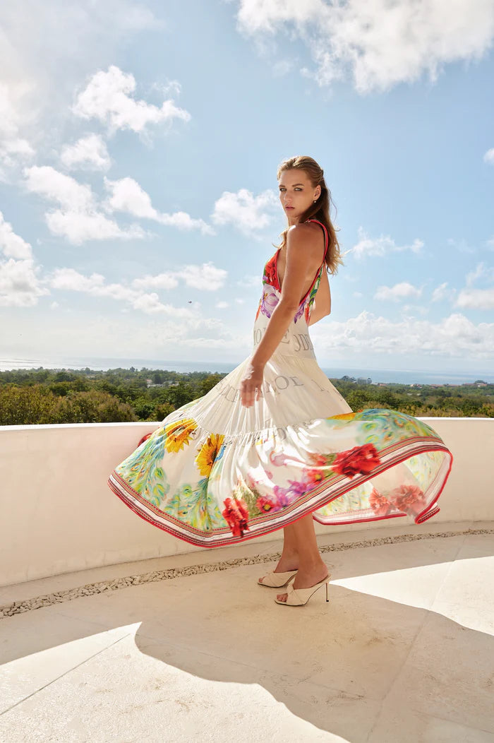 Mackenzie Mode Flamingos Maxi