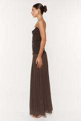 She Is Olla Nicolette Dress Espresso