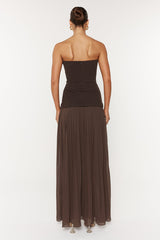 She Is Olla Nicolette Dress Espresso