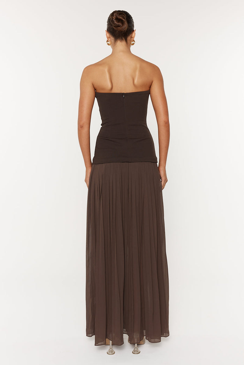 She Is Olla Nicolette Dress Espresso