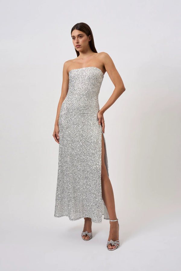 By Johnny Skylar Sequin Long Line Dress
