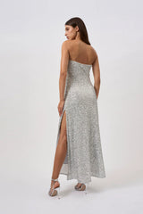 By Johnny Skylar Sequin Long Line Dress