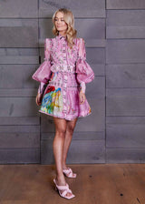 Mackenzie Mode Pink a Luscious Mini Dress