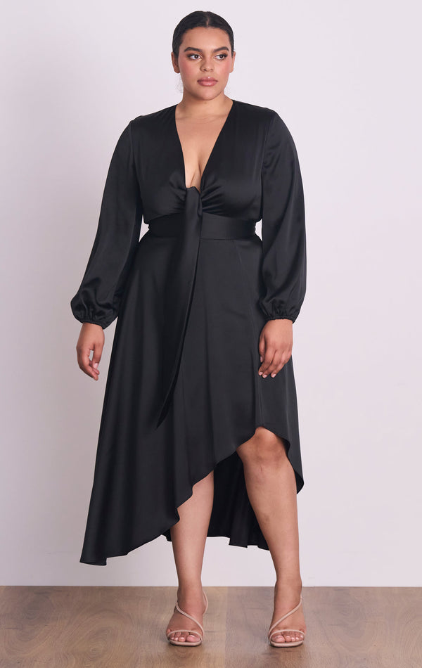 Pasduchas Florence Tie Midi Dress