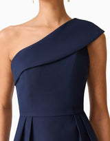 Elliatt Saphine One-Shoulder Gown | Navy