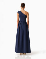 Elliatt Saphine One-Shoulder Gown | Navy