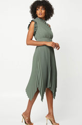 Mossman Lady Like midi dress | Sage