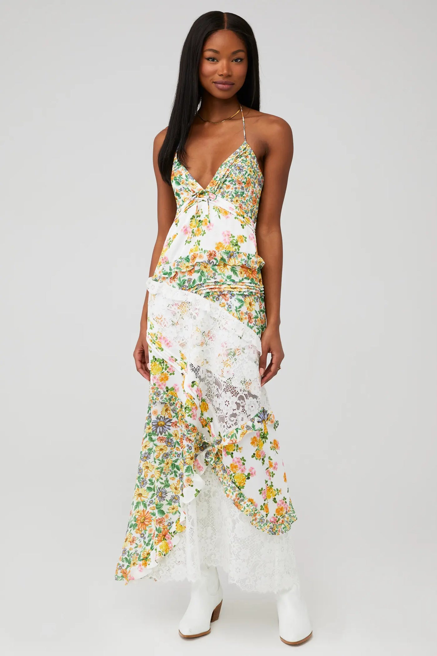 For Love & Lemons Rosalyn Maxi Dress the style squad For Love & Lemons Rosalyn Maxi Dress the style squad