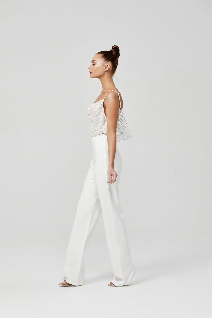 Lexi Madeline Jumpsuit | White