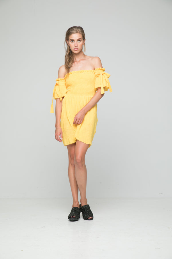 Rue Stiic Antonio Mini Dress in Marigold