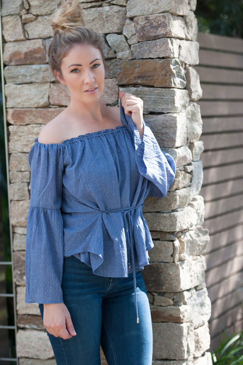 Ministry Of Style Fleeting Off The Shoulder Blouse