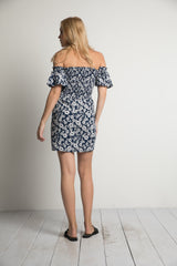 Rue Stiic Georgia Mini Dress in Navy Wildflower