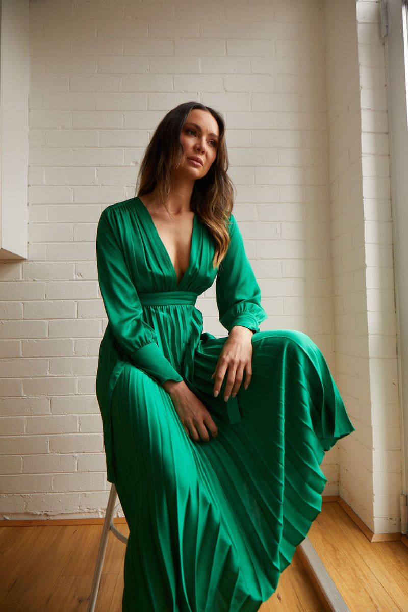 nicola finetti maia dress green Nicola Finetti Maia Dress Green Size 8