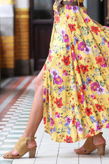 Tulle & Batiste Melody Platted Ankle Strap Sandles