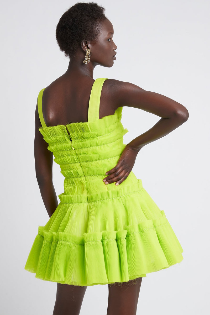 Aje Jacinto Pleated Mini Dress the style squad