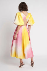 Aje Cloud Burst Midi Dress