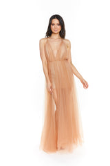 Lexi Amalie Dress | Apricot Cream-